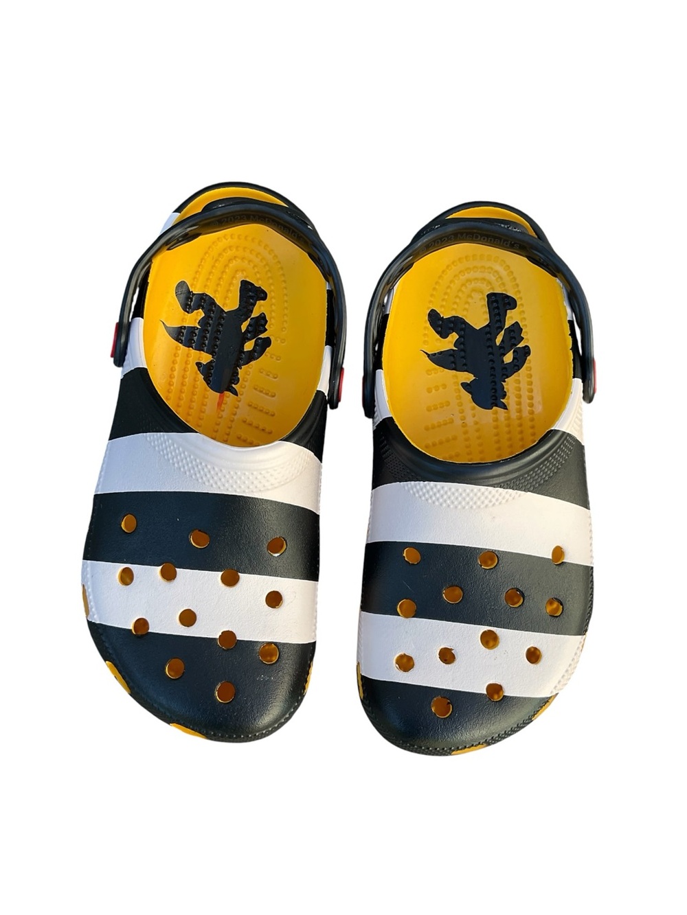 CROCS x McDonald's Hamburglar Classic Unisex Clogs Size W 7/M5 *NO JIBBITZ CHARM